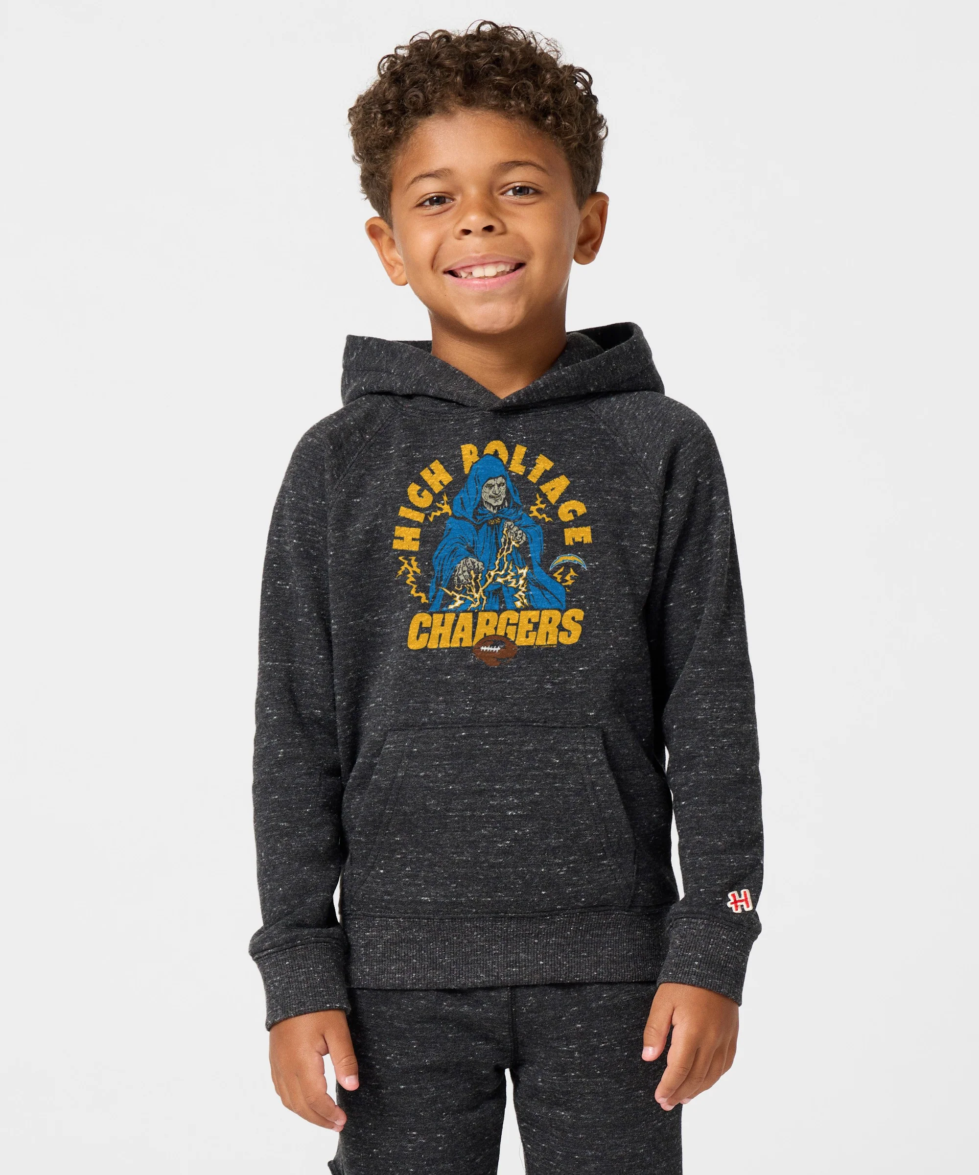 Youth Star Wars x Los Angeles Chargers Dark Side Hoodie - Image 3