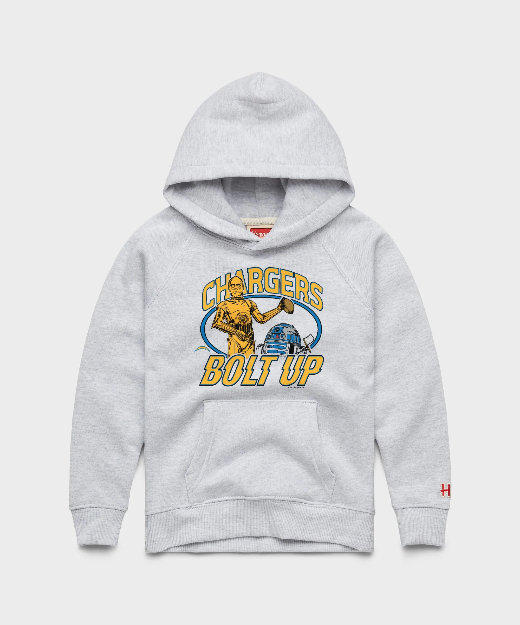 Youth Star Wars x Los Angeles Chargers Light Side Hoodie