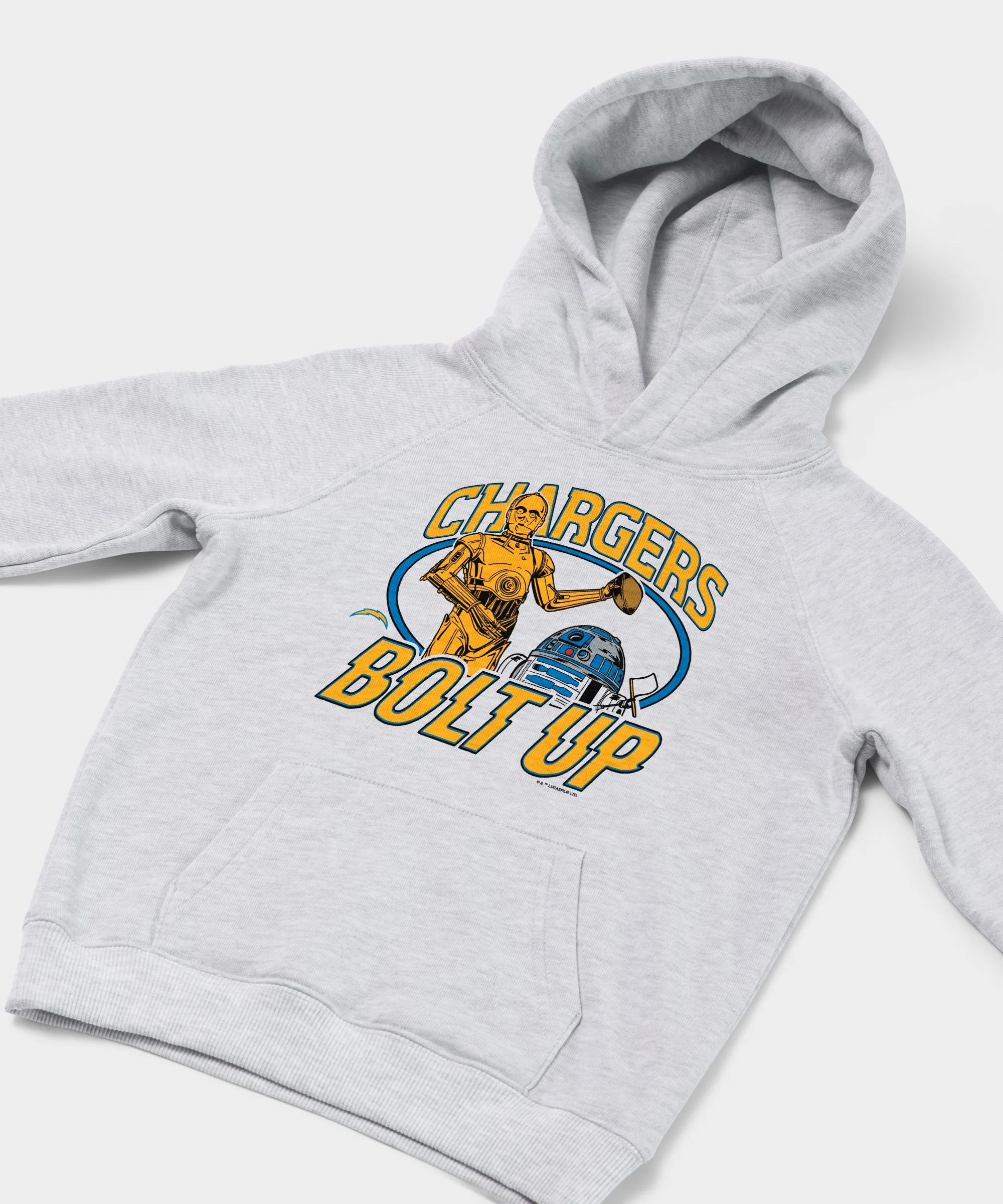 Youth Star Wars x Los Angeles Chargers Light Side Hoodie - Image 2