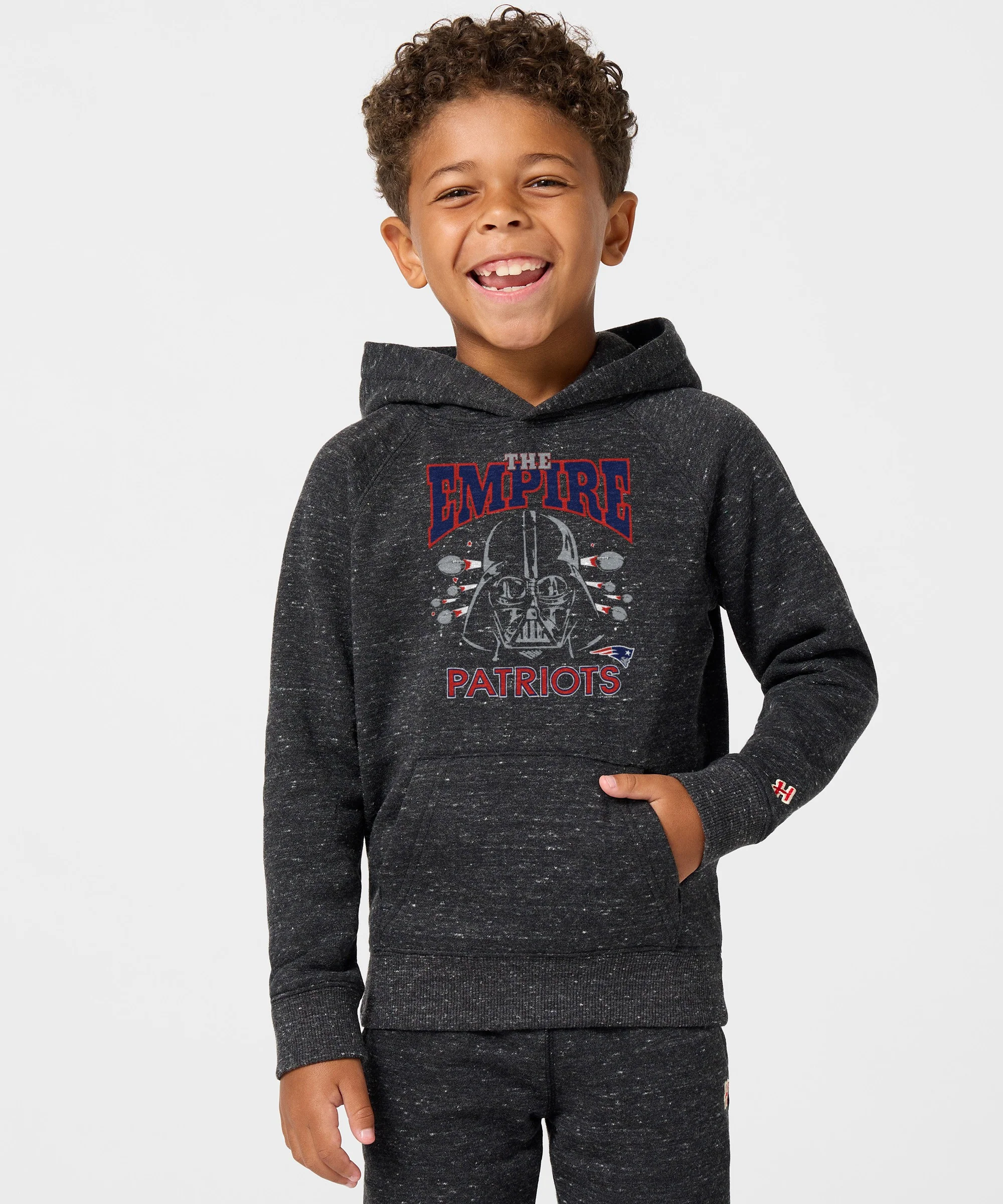 Youth Star Wars x New England Patriots Dark Side Hoodie - Image 3