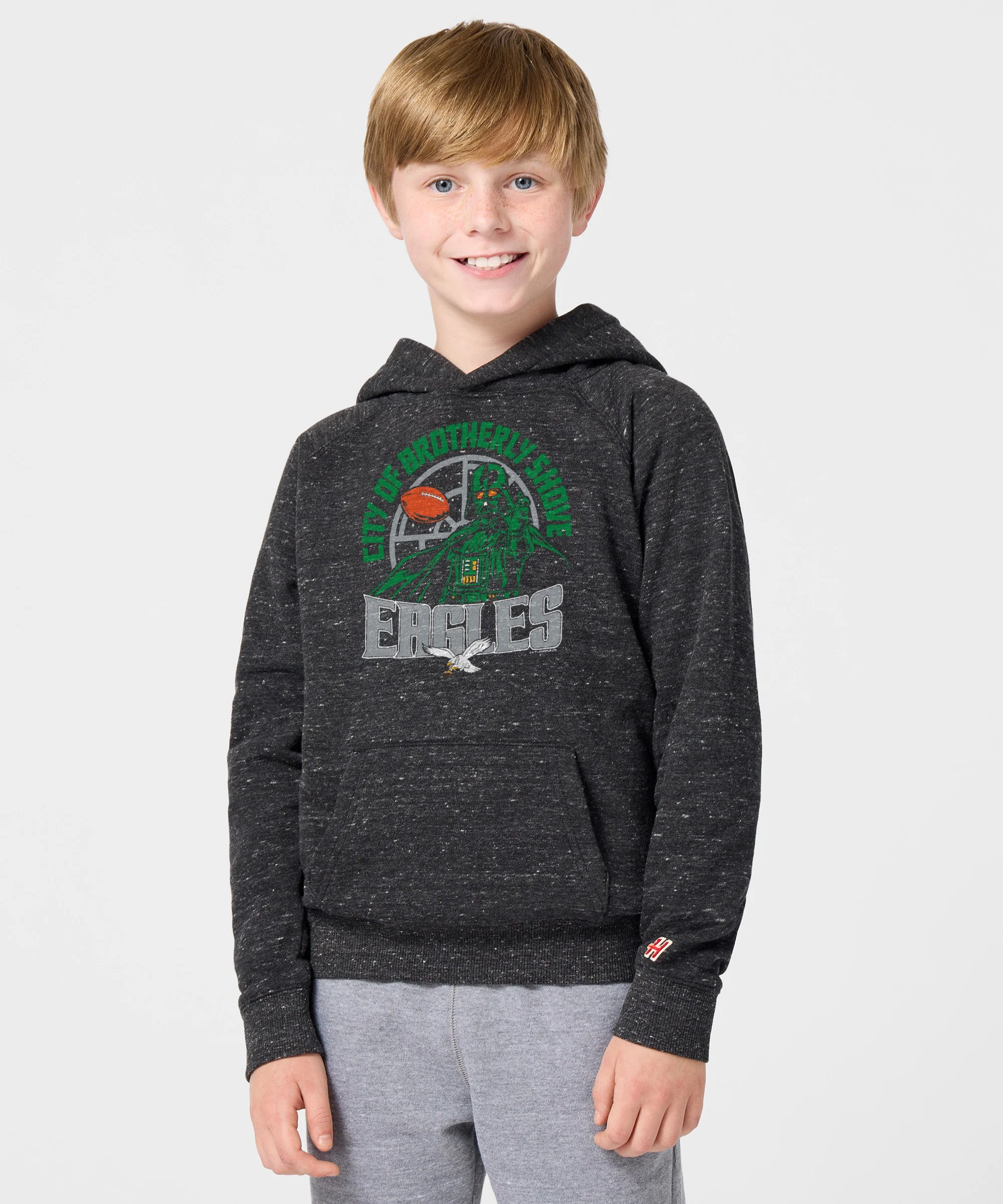 Youth Star Wars x Philadelphia Eagles Dark Side Hoodie - Image 3
