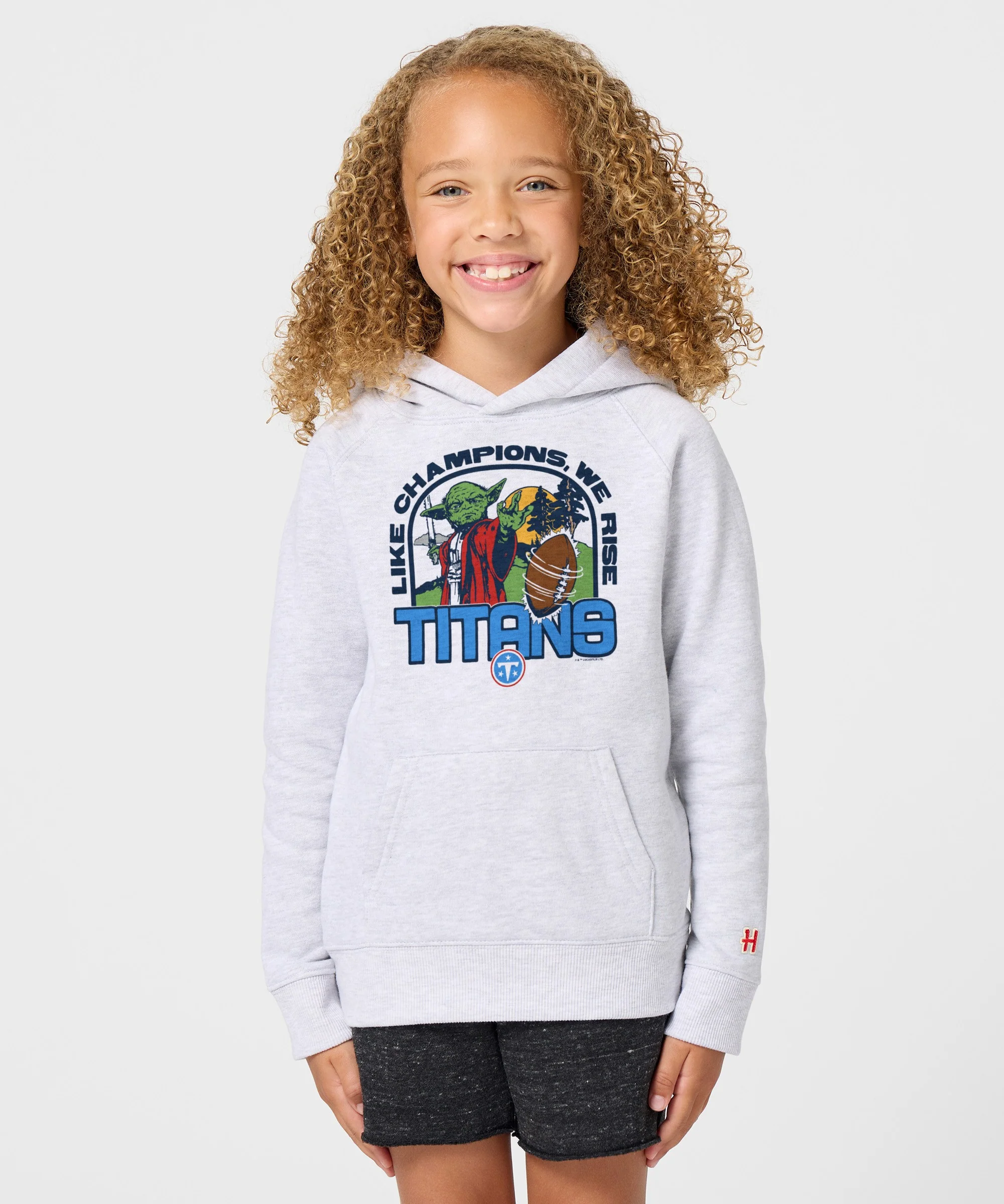 Youth Star Wars x Tennessee Titans Light Side Hoodie - Image 3