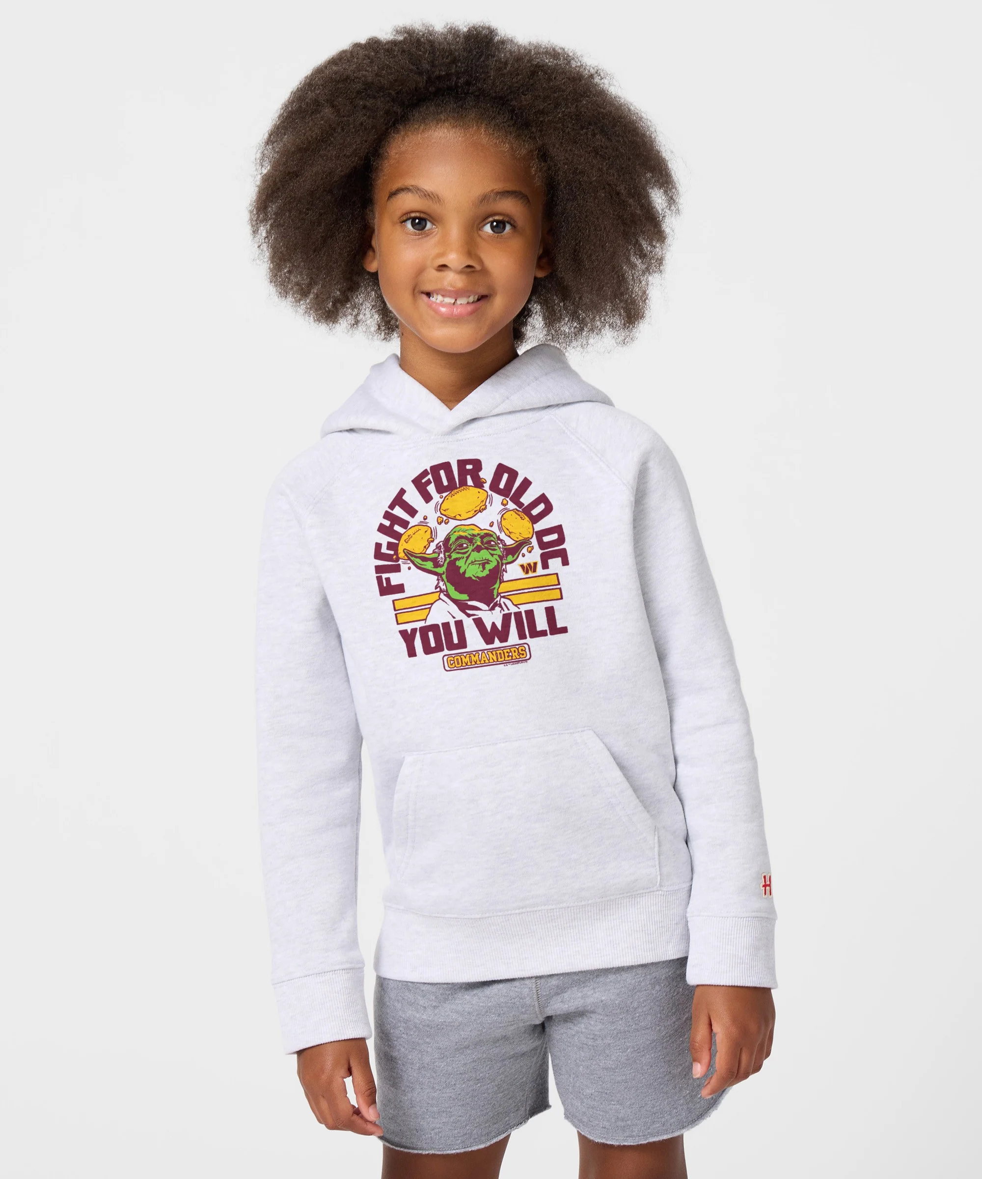 Youth Star Wars x Washington Commanders Light Side Hoodie - Image 3