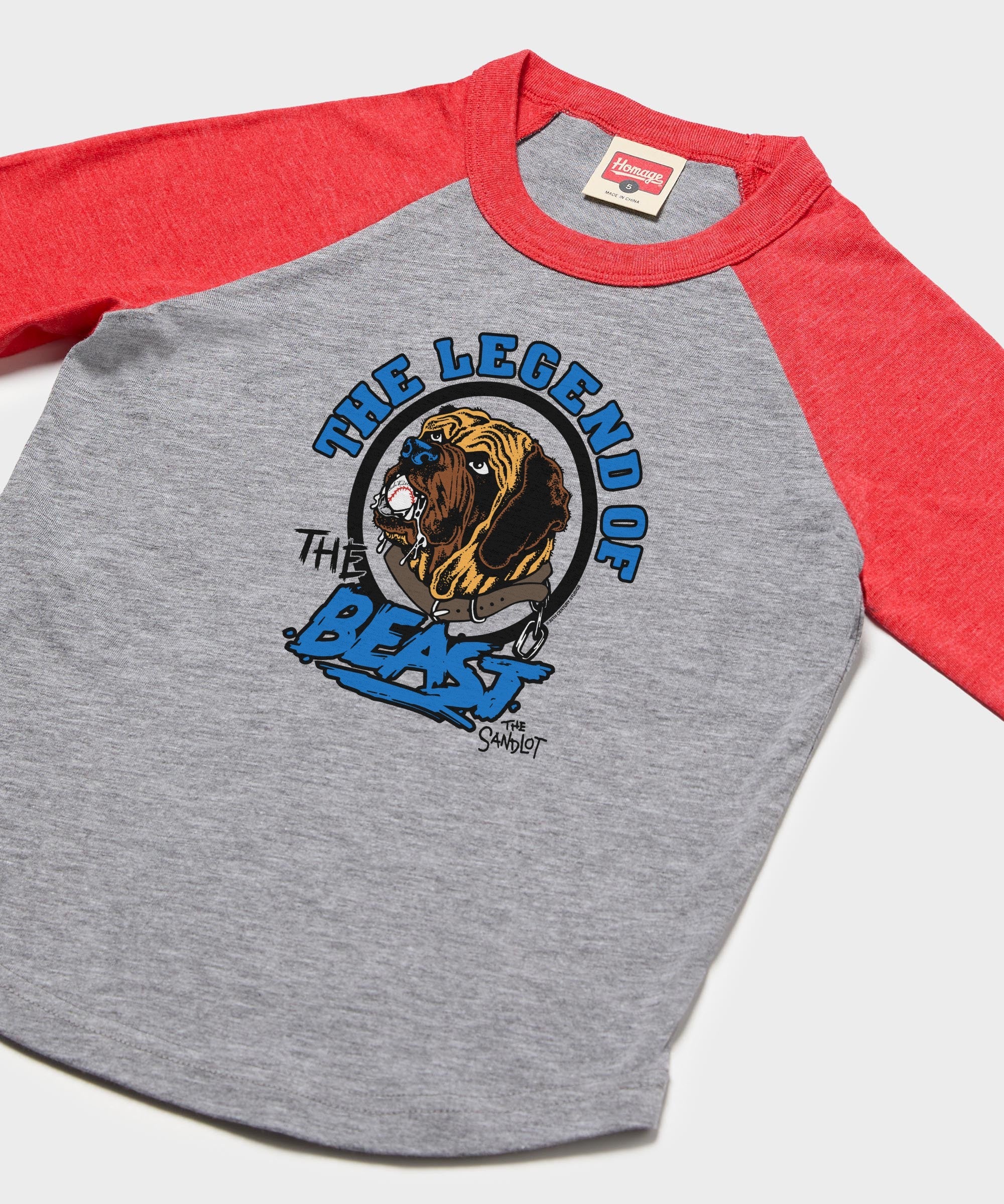 Youth The Sandlot The Beast Raglan - Image 2