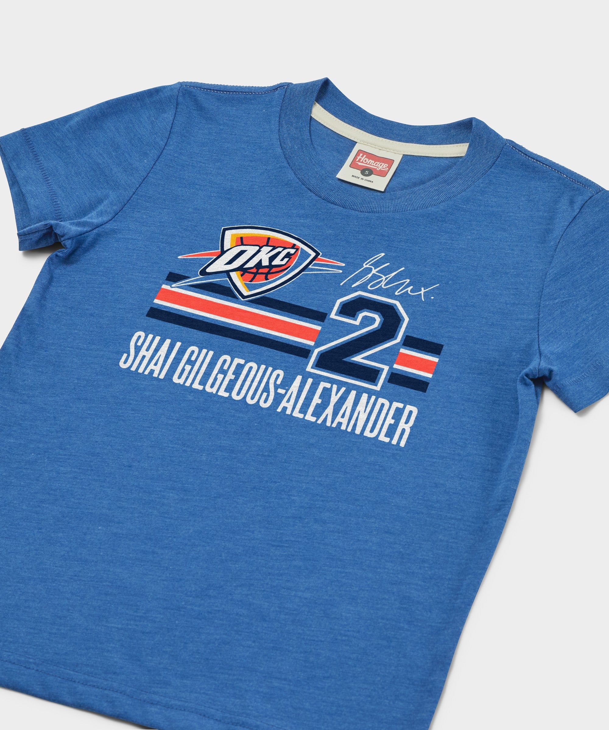 Youth Thunder Shai Gilgeous-Alexander Signature Jersey - Image 2