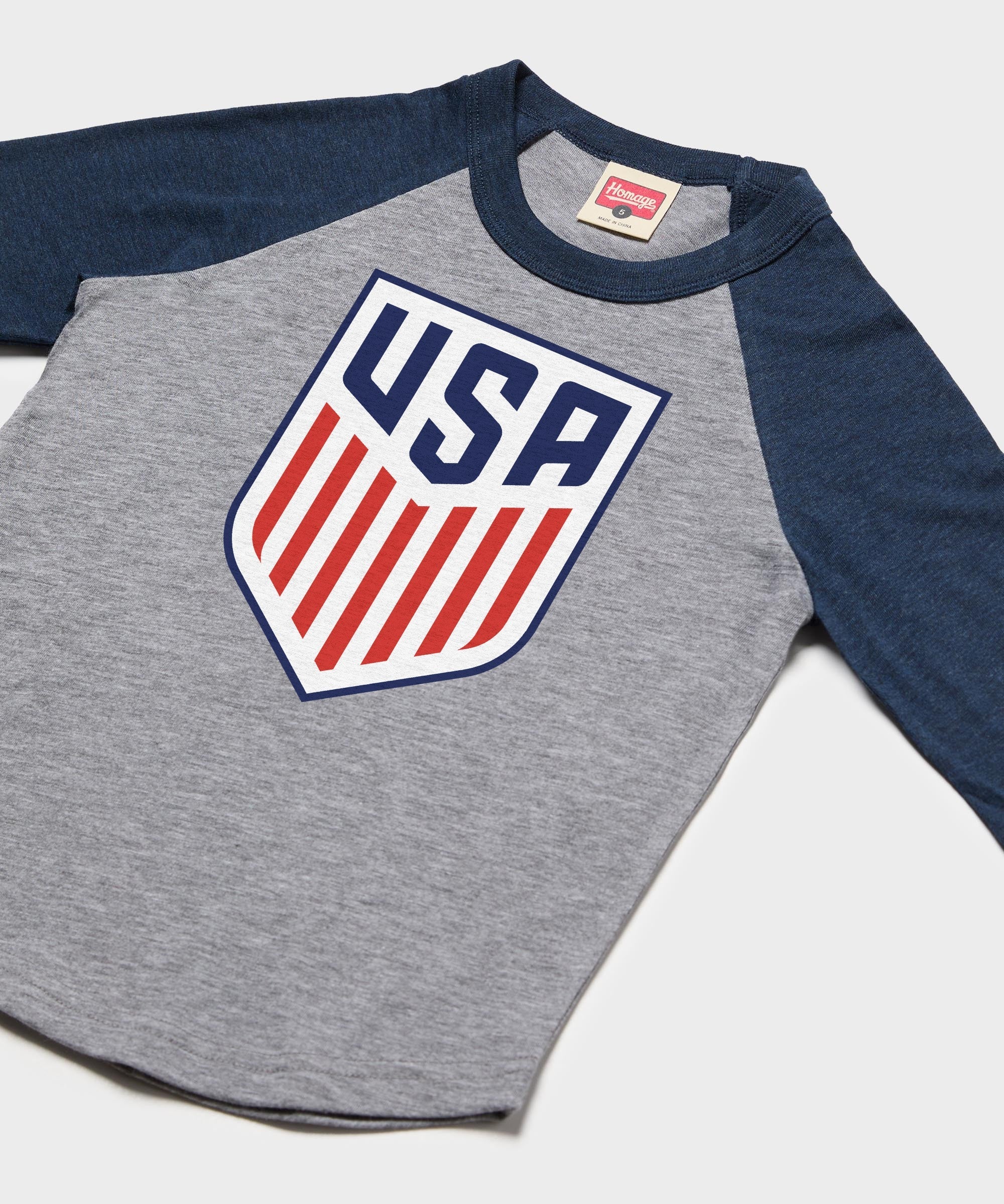 Youth USA Crest Raglan - Image 2