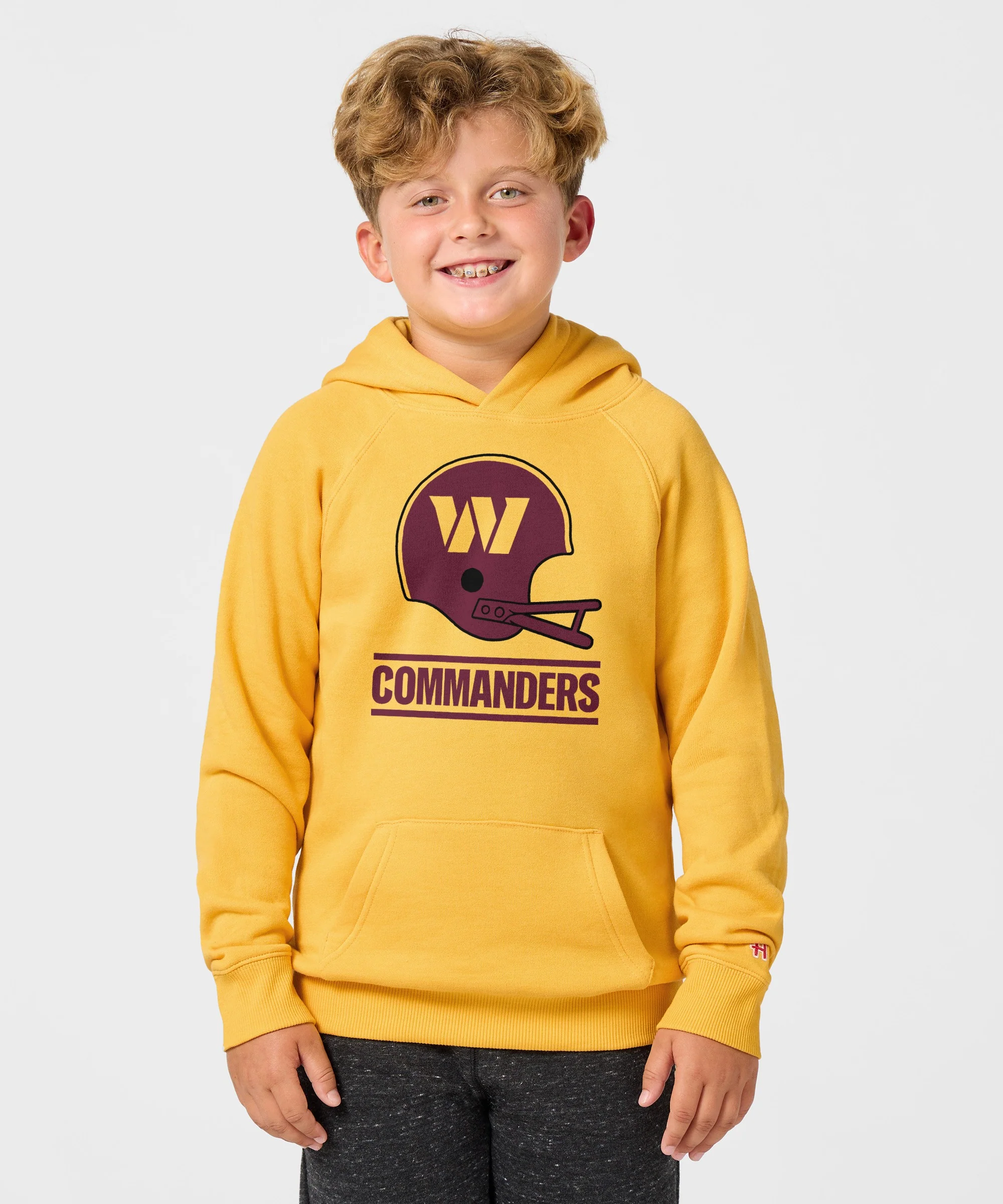 Youth Washington Commanders Big Helmet Hoodie - Image 3